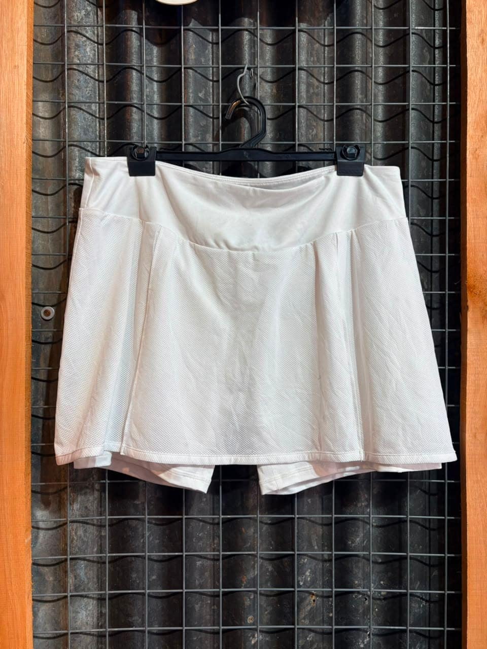 Pollera short blanca